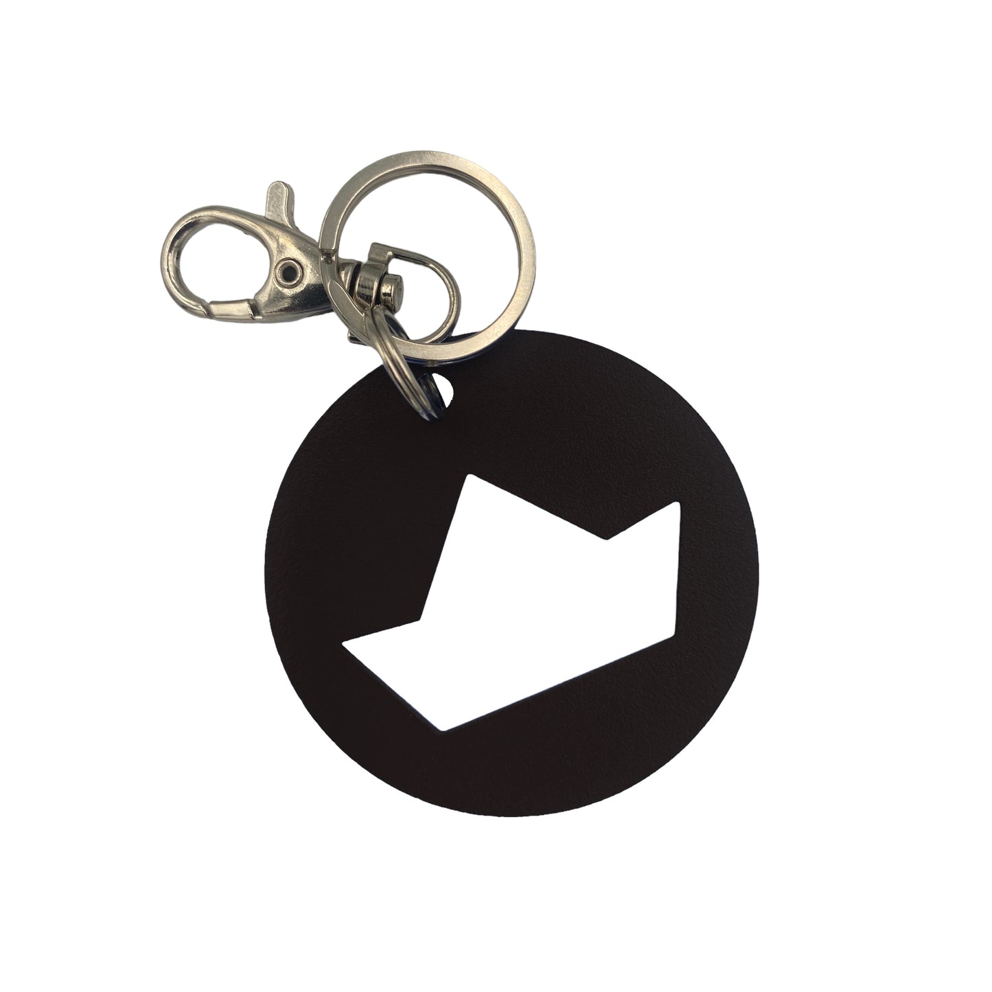 Boat Round Keychain