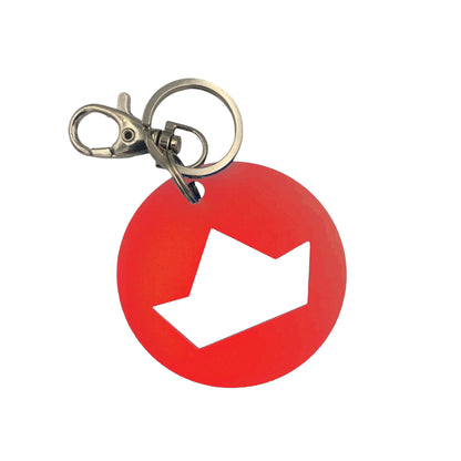 Boat Round Keychain